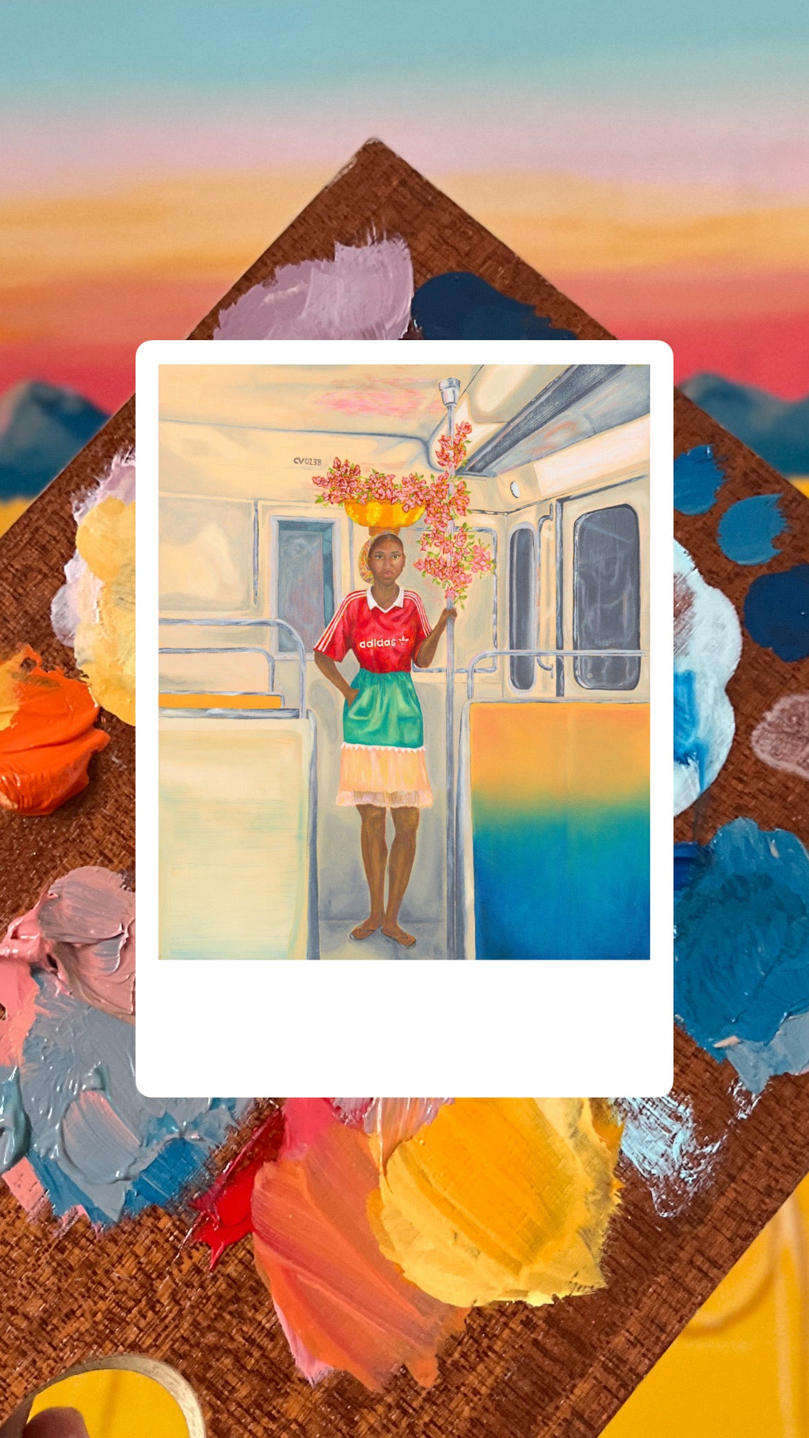 Carte postale « Déracinée »