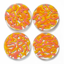 Charger l&#39;image dans la galerie, Lot de 4 sous-verres PAINTY
