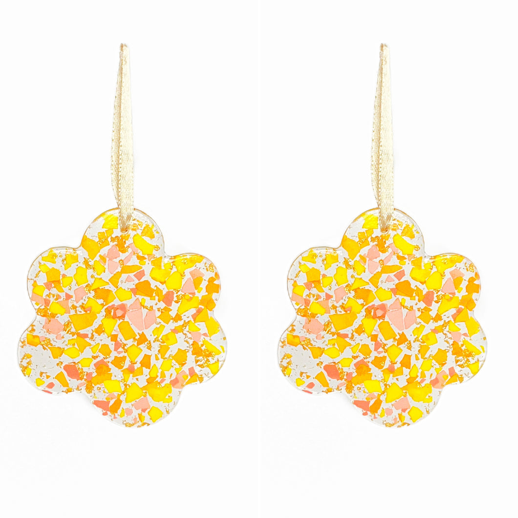 Lot de 2 ornements CONFETTIS